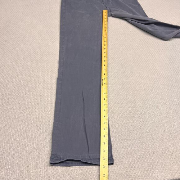Adriano Goldschmied Pants Mens 33x34 Blue Protege Chino Straight Leg Made in USA - Picture 11 of 11